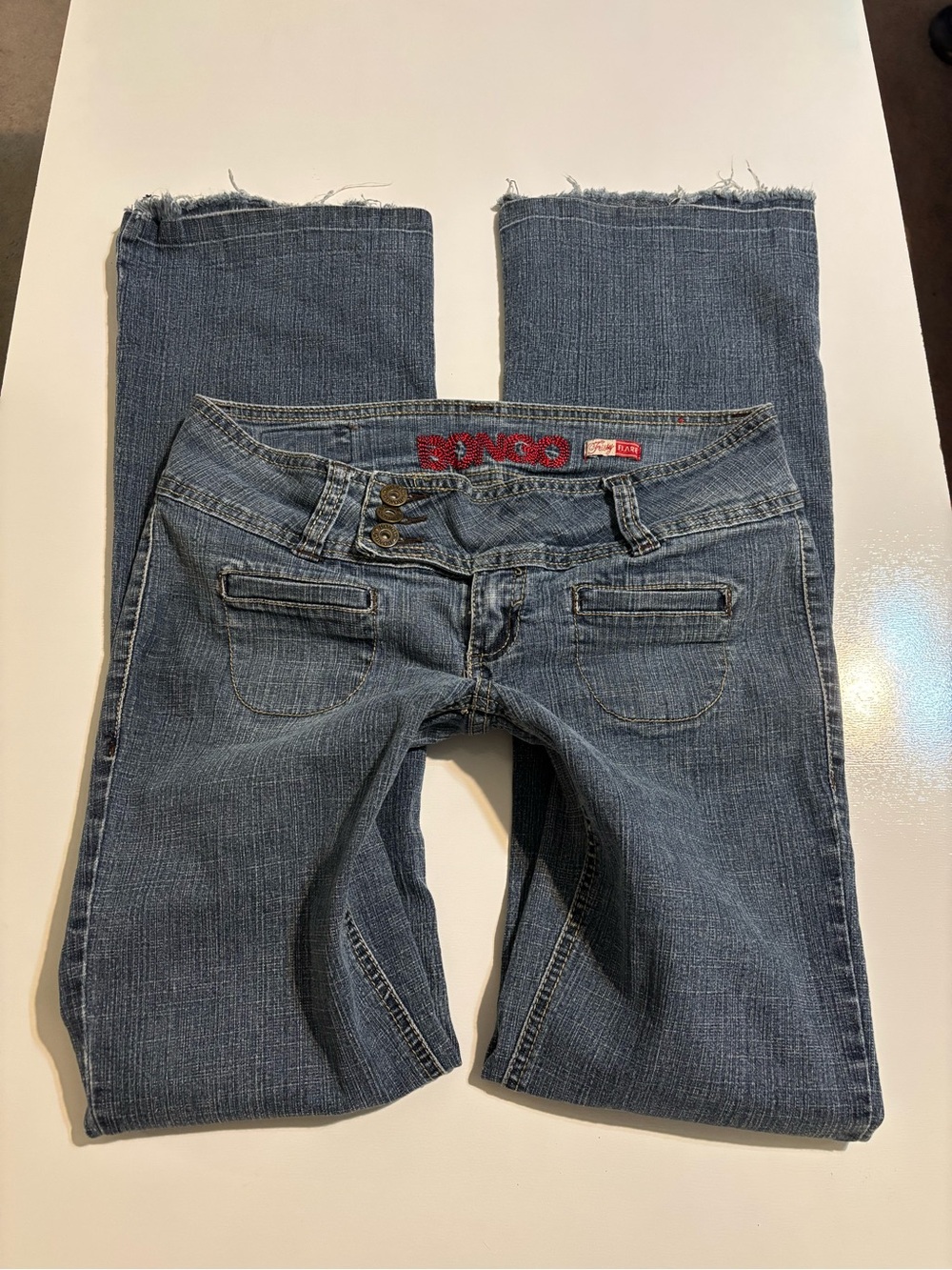 2000s y2k BONGO Lowrise slim bootcut jeans
